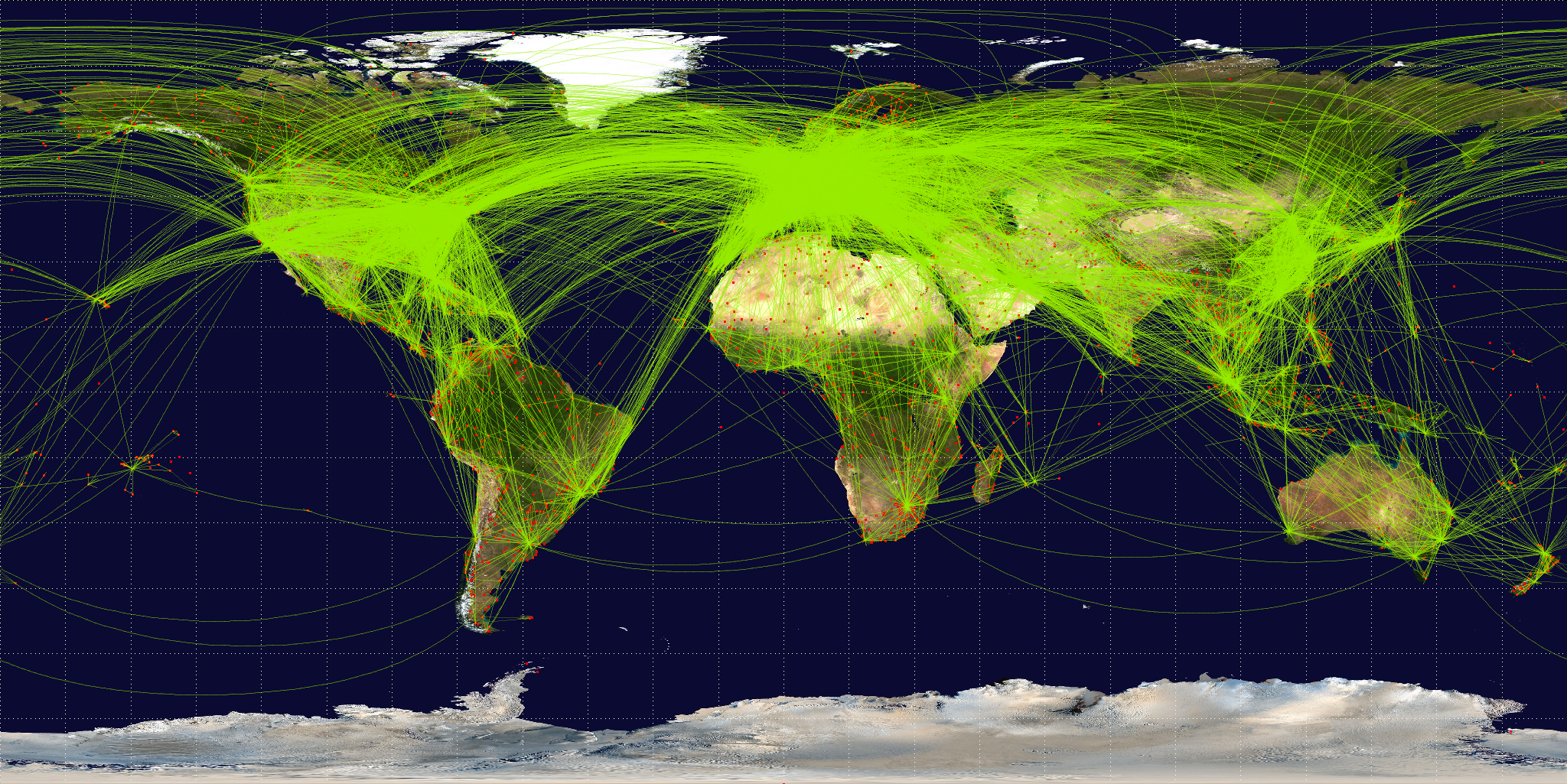 OpenFlights: Airport and airline data